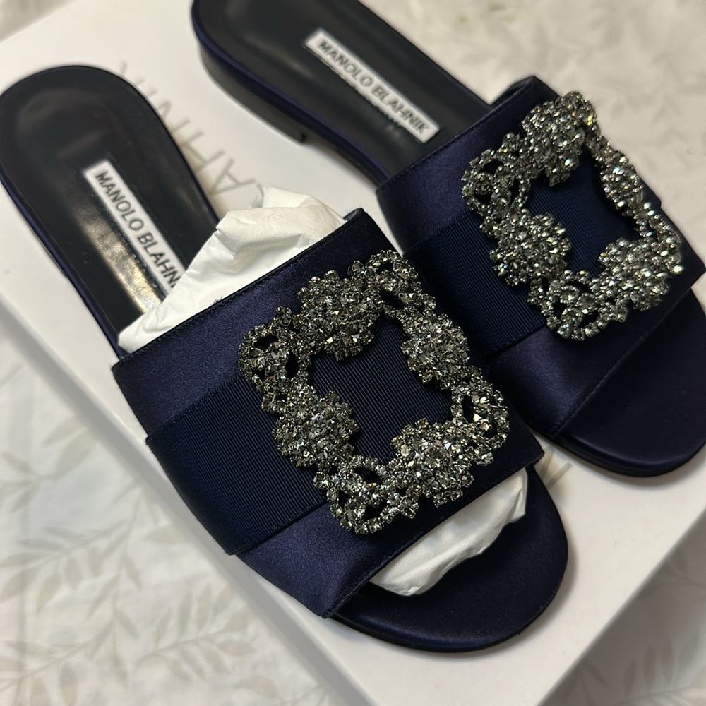 Manolo Blahnik Flat Sandals - Picture 5 of 6